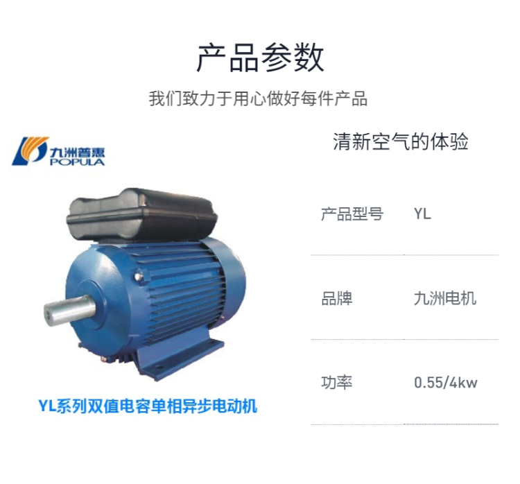 YL係列雙值（zhí）電容單相異步電動機
